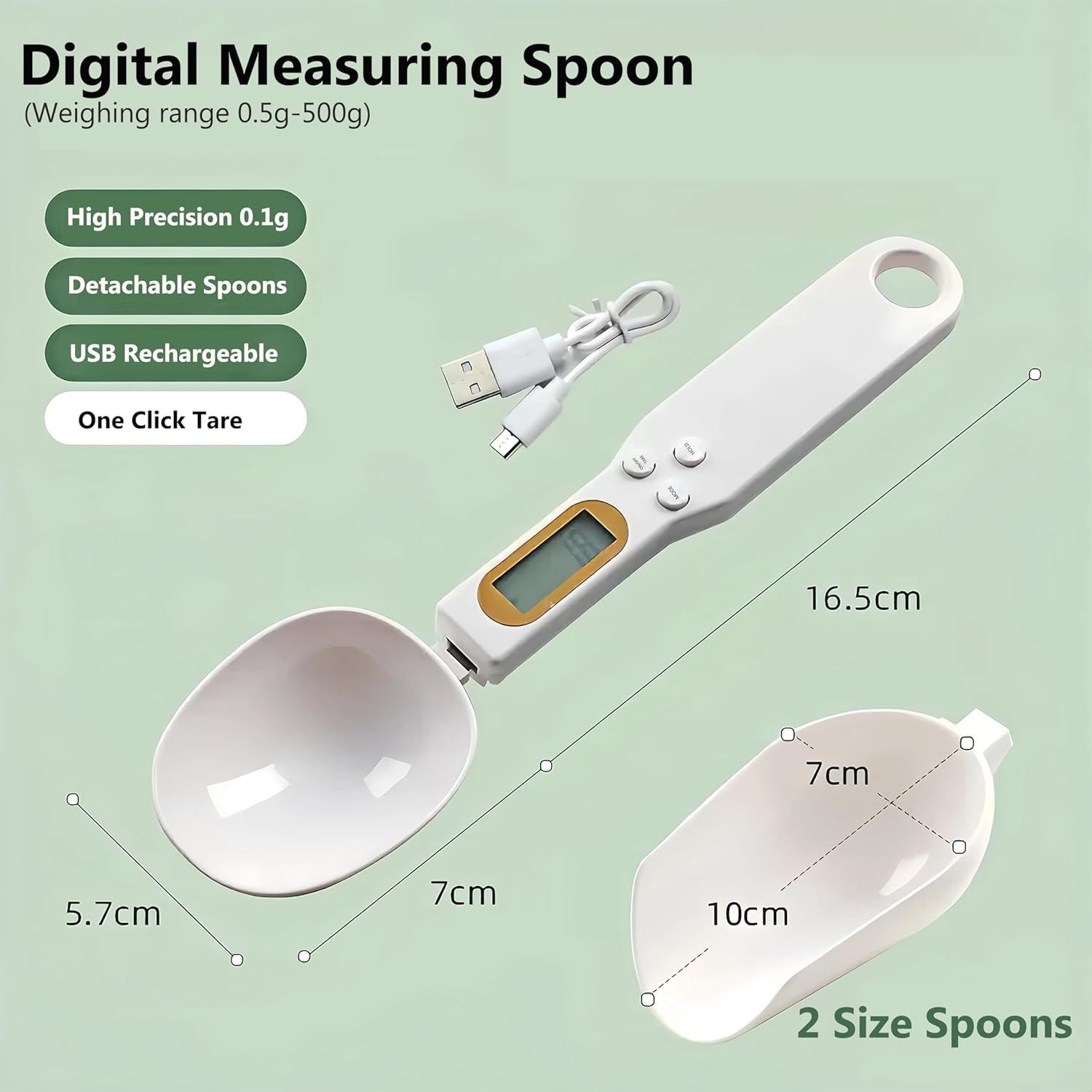 Cuchara Medidora Digital Pro - Precisión 0.1g