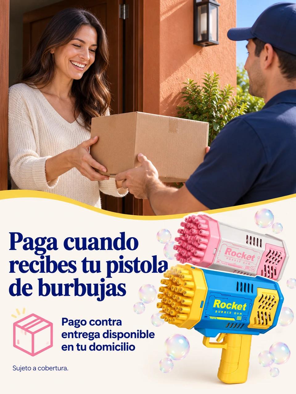 Pistola de Burbujas